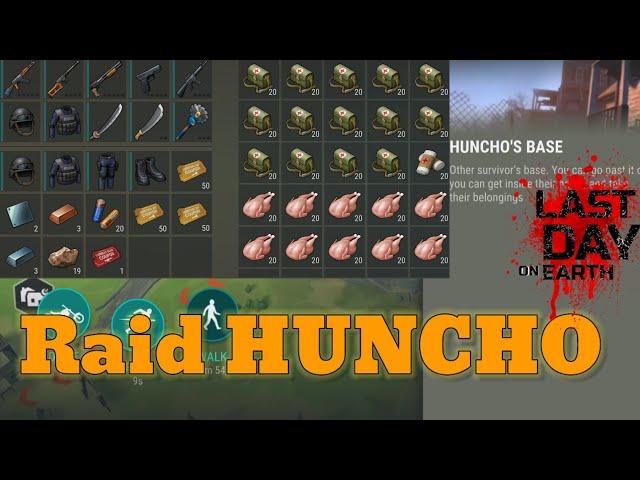 Raid HUNCHO | SUICIDE TRICK | CHOPPER TRICK | LAST DAY ON EARTH v.1.23.2