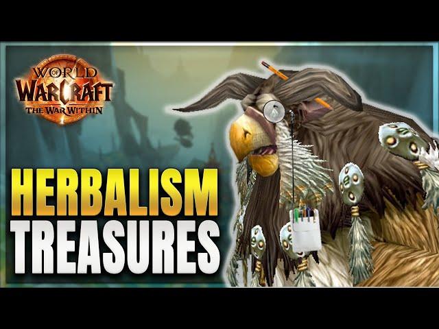 TWW: All 8 Herbalism Knowledge Point Treasure Locations