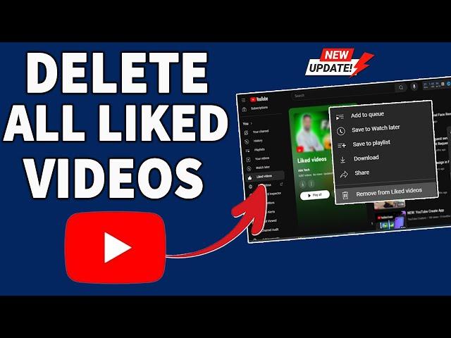 How to delete all liked videos on YouTube [update 2024]