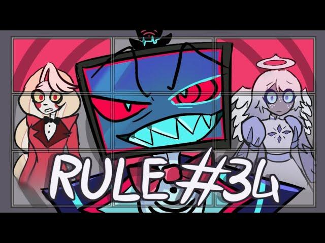 RULE #34 || RADIOSTATIC || HAZBIN HOTEL ANIMATIC ¦ SPOILERS SEASON 2 ¦ Fish in a Birdcage