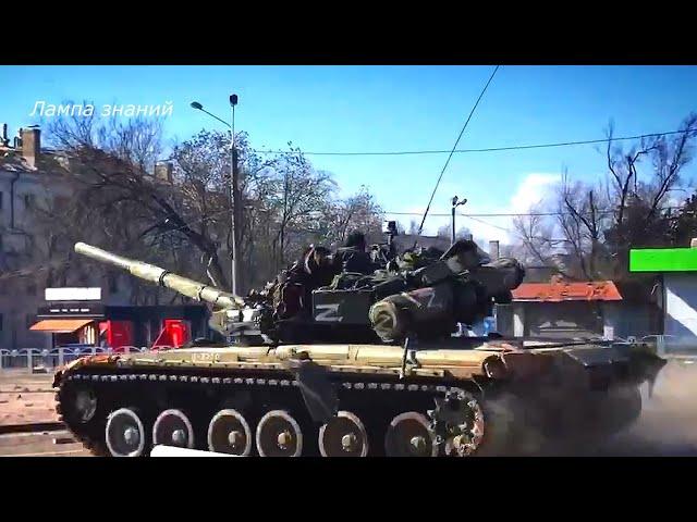 Epic drift of a Russian tank in Ukraine