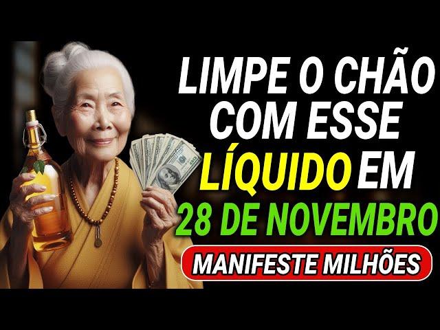 FIQUE RICO! Limpe sua CASA com ESTE LÍQUIDO em 28 de NOVEMBRO e ATRAIA DINHEIRO - Budismo