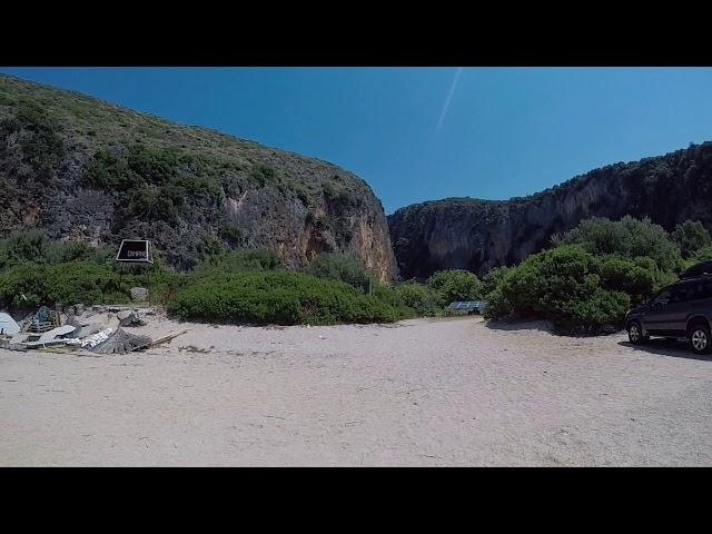 Gjipe beach camping Albania