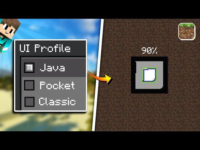 (5 addon) Minecraft Pocket edition change JAVA version