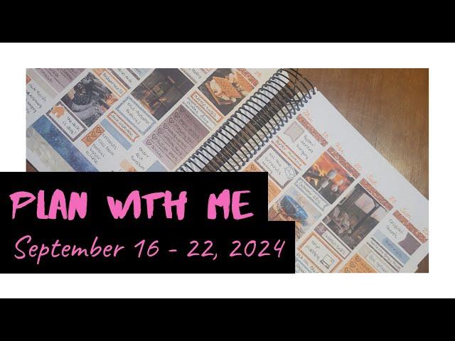 Plan With Me September 16 - 22, 2024 | BnR Paper Crafts Camping | Plan B Planner