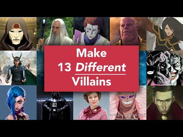 Types Of D&D Villains / BBEG  - How to write Villains