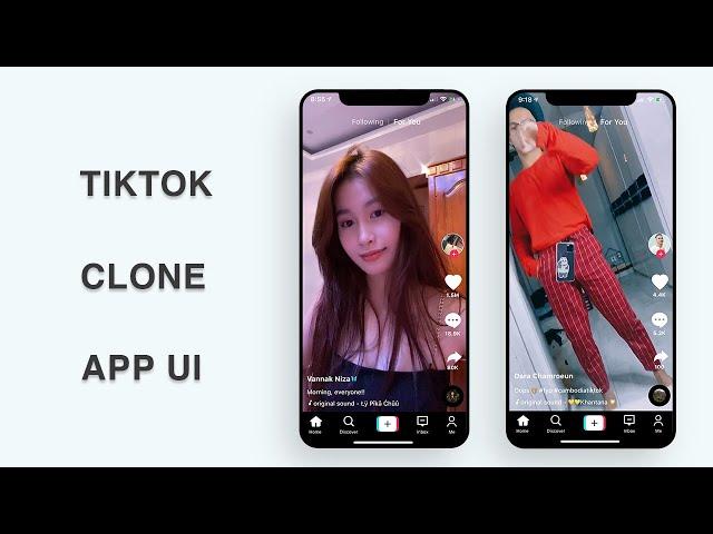 Flutter UI - TikTok Clone - Speed Code