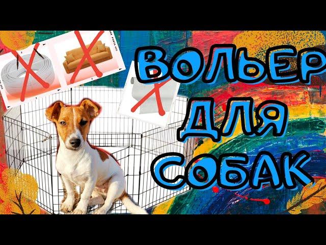 Вольер для собаки|Джек Рассел один дома|Что делать, если щенок грызёт мебель|Выпуск #4