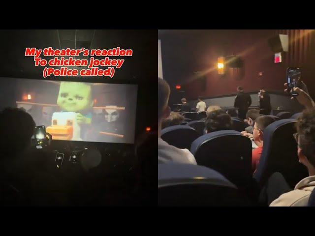 Police Kick Out Kids After Wild Reaction to Chicken Jockey Scene in A Minecraft Movie!