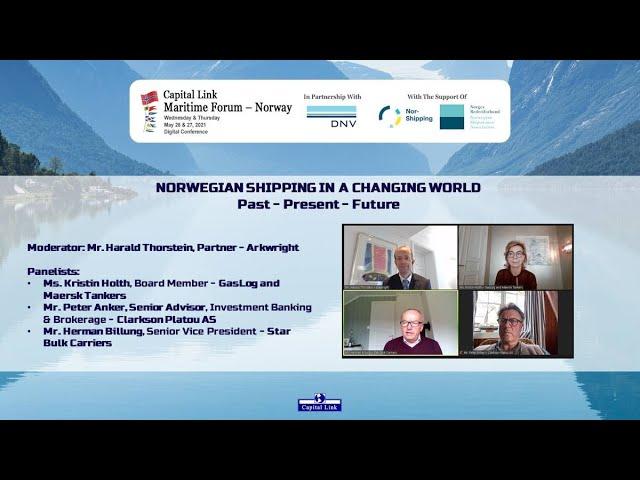 2021 Capital Link Maritime Forum - Norway: Norwegian Shipping in a Changing World: Past to Future