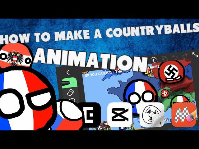 How To Make A Countryballs Animation! (FlipAClip Premium)