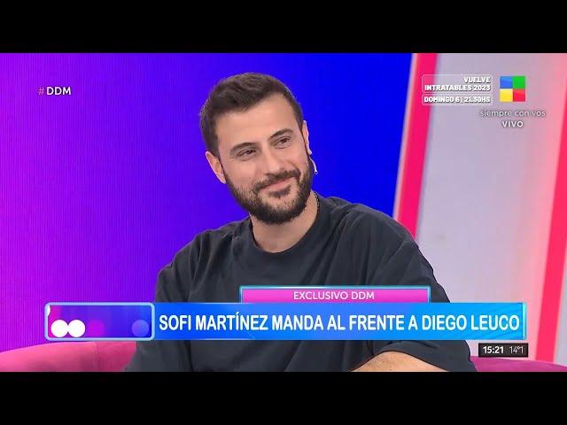 Diego Leuco habló de su historia de amor con Sofi Martínez: "Los dos somos seguros"