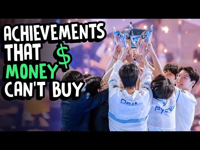 Extraordinary Game Achievements that can NOT be bought