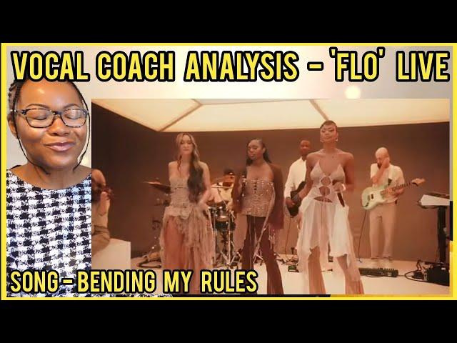 Vocal Coach Analysis - Flo BENDING MY RULES Live @VEVO