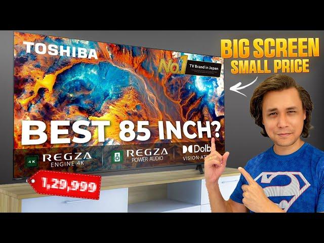 Toshiba C380RP Series 4K TV Launched! | Best 85 inch TV below 1.3 lacs in 2025? |  Punchi Man Tech