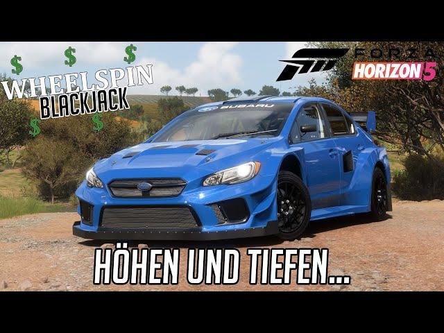 Höhen und Tiefen... | Wheelspin: Blackjack - Forza Horizon 5