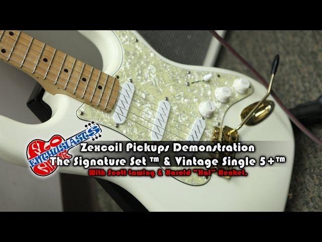 Zexcoil Pickups Demo, Signature Set and Vintage Single 5+ on Flo Guitar Enthusiasts