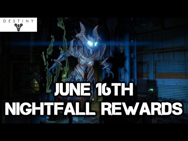 The Salty Suite: June 16th Weekly Nightfall Rewards! | Destiny PS4 | (1080p)[HD]