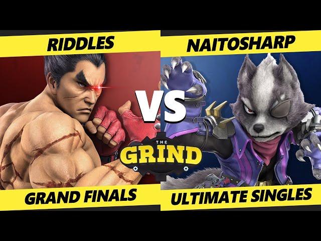 The Grind 148 GRAND FINALS - Riddles (Kazuya) Vs. Naitosharp (Wolf) SSBU Smash Ultimate