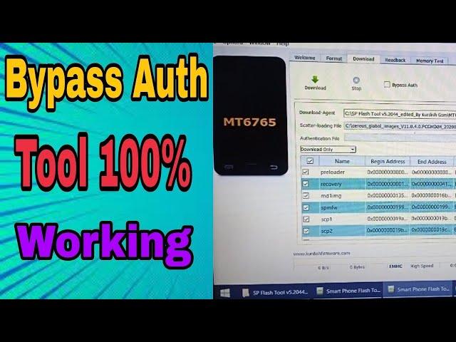 How to Sp Flash Tool Full Flashing Devices //How to Bypass Auth Drive Tool  Redmi, oppo,vivo,Samsung