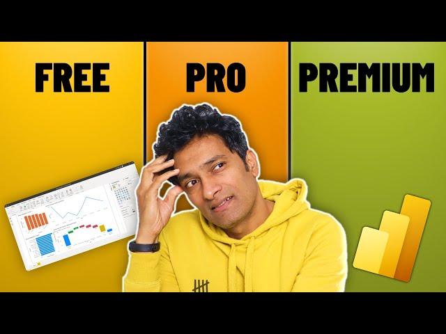 Power BI: Free vs. Pro vs. Premium - which one should YOU get?