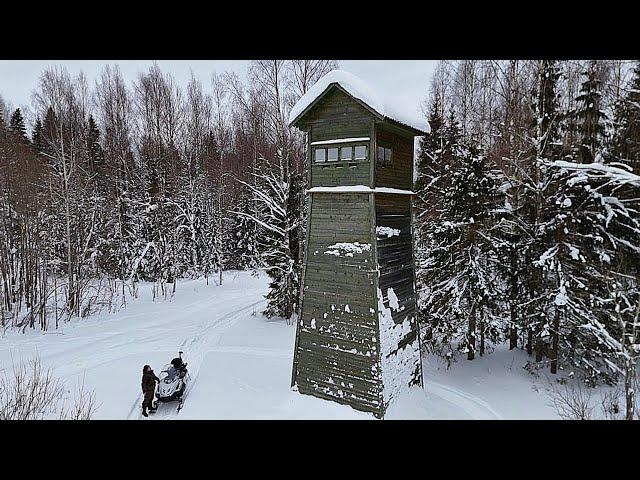 ОГРОМНАЯ ТАЁЖНАЯ ИЗБА. ЖИВУ ОДИН в ГЛУХОМ ЛЕСУ! МОРОЗ -25. Привёз снегоубощик KETTAMA 500 PRO