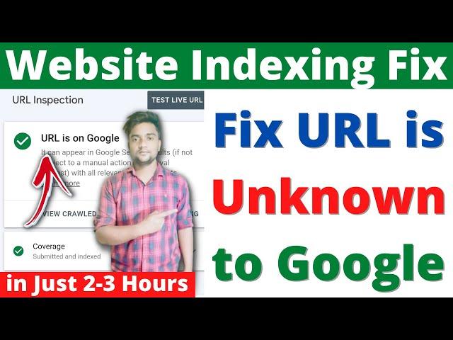 URL is Unknown to Google Probem Fix in Hindi | Index Website on Google Fast | Url is not on Google