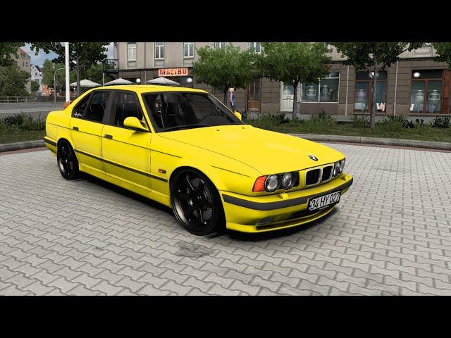 BMW E34 M5 Volk Racing TE37 Version-Euro Truck Simulator 2