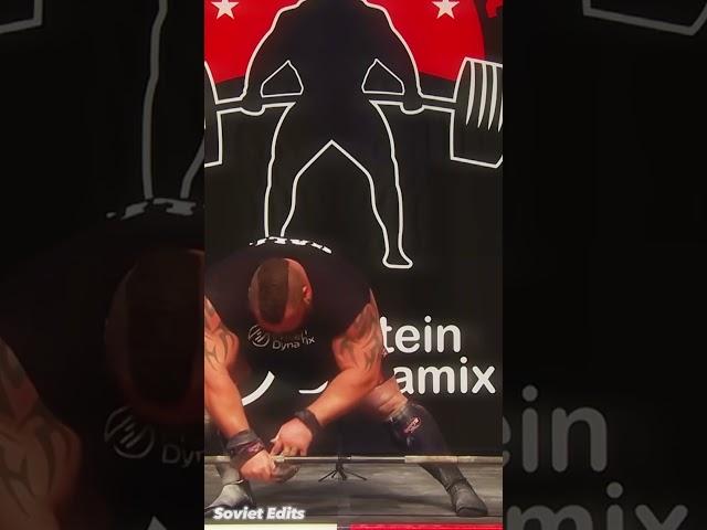 Eddie Halls 500kg Deadlift #eddiehall #worldrecord #strongman #500kg #viral #trending #edit
