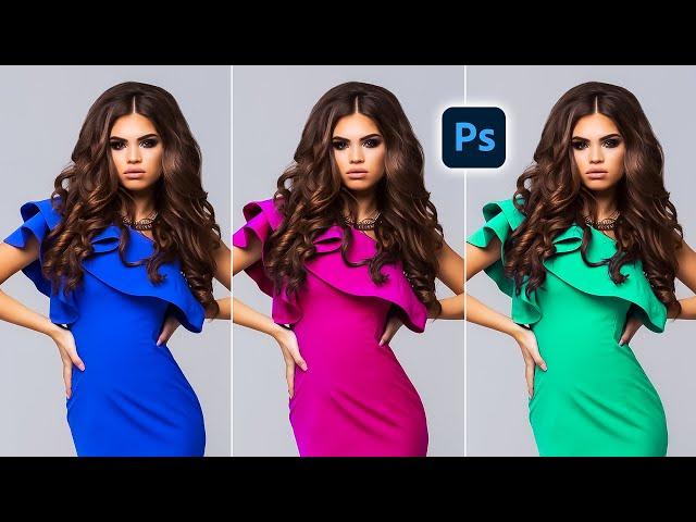 How to Change Color in Photoshop in 1 Minute!!!