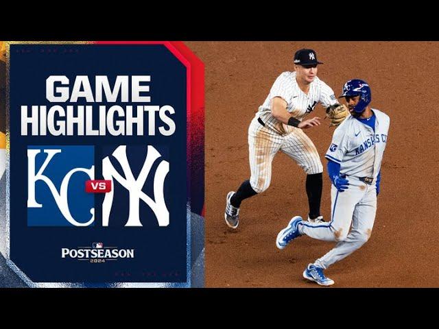 Royals vs. Yankees ALDS Game 2 Highlights (10/7/24) | MLB Highlights