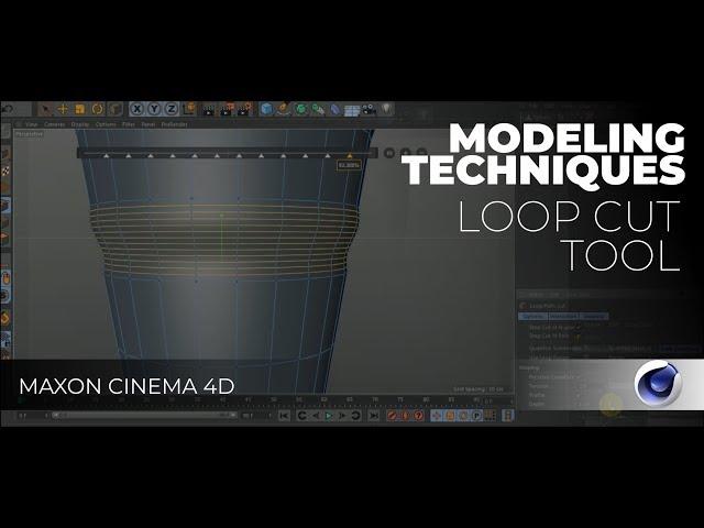 Cinema 4D: Modeling Techniques #3 Loop Cut Tool