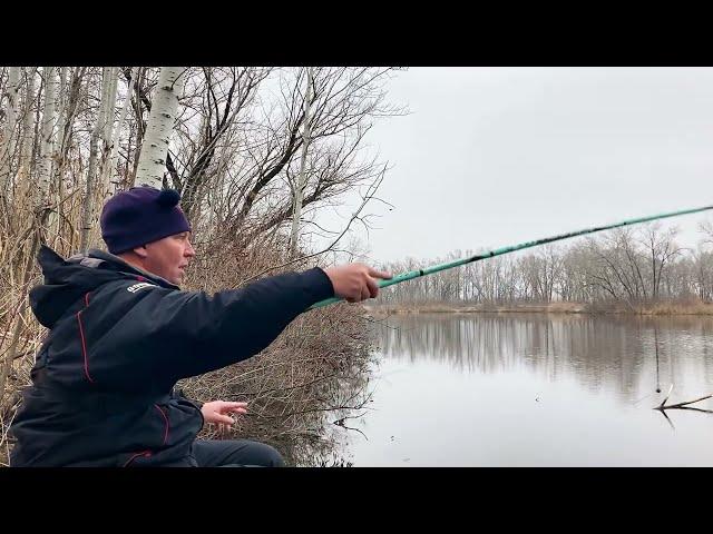 ПОПЛАВОК. Ловля махом очень ранней весной.