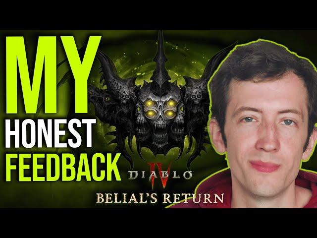 DIABLO 4 - MY HONEST SEASON 8 FEEDBACK