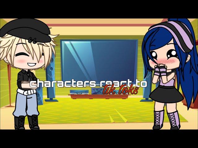 miraculous characters react to tik toks // gacha life