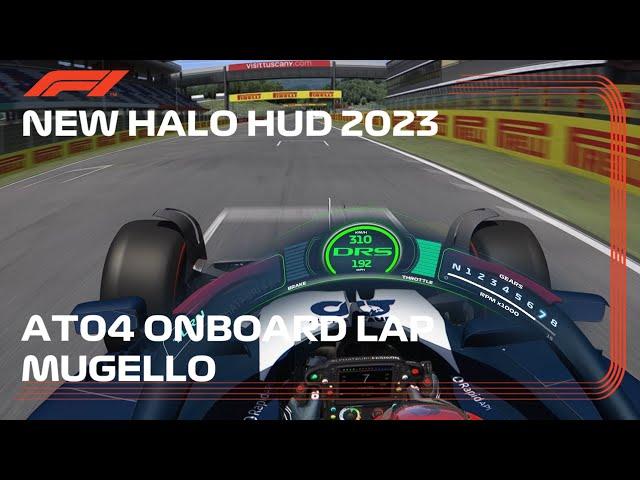 New Halo Hud F1 2023 - Assetto Corsa AT04 Onboard Mugello