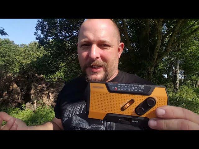 Fospower Solar Crank Radio Charger! Emergency Preparedness !