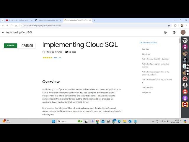 Implementing Cloud SQL || Lab Solution || Qwiklabs Arcade 2024