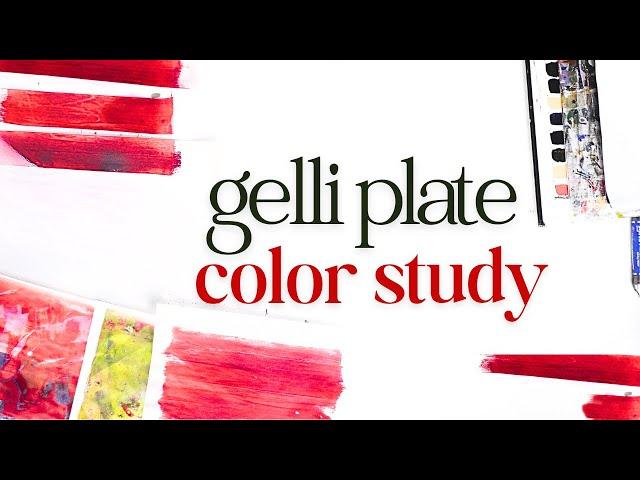 Color Study Using Gelli Plate | Part 4 of Series