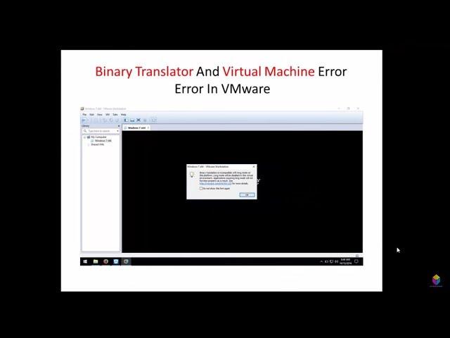 How To Solve Internal Error Virtual Machine Error in vmware