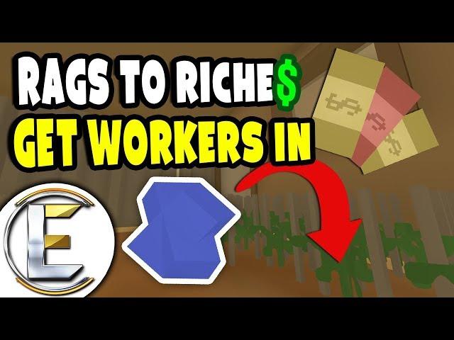 Get Workers In | Unturned RP Rags to Riches Reboot #3 - Berry Island KOS (Roleplay)