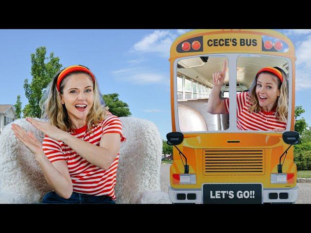 The Wheels On The Bus I Nursery Rhymes For Baby & Toddler I Sing Along with It's CeCe!!