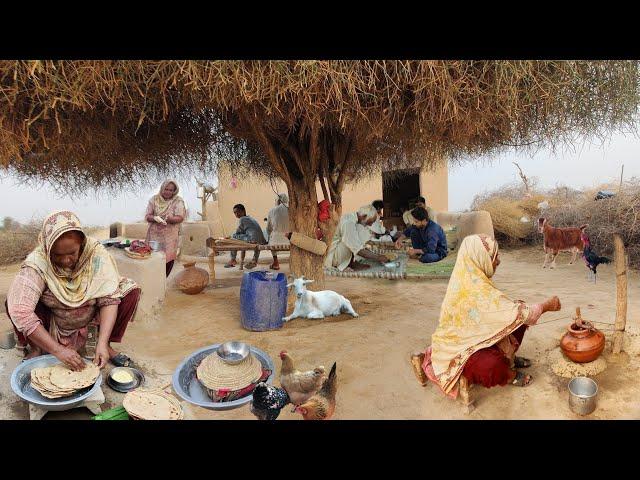 Very Unique Woman Village Life Pakistan  Traditional Village Food | Old Culture desert last village