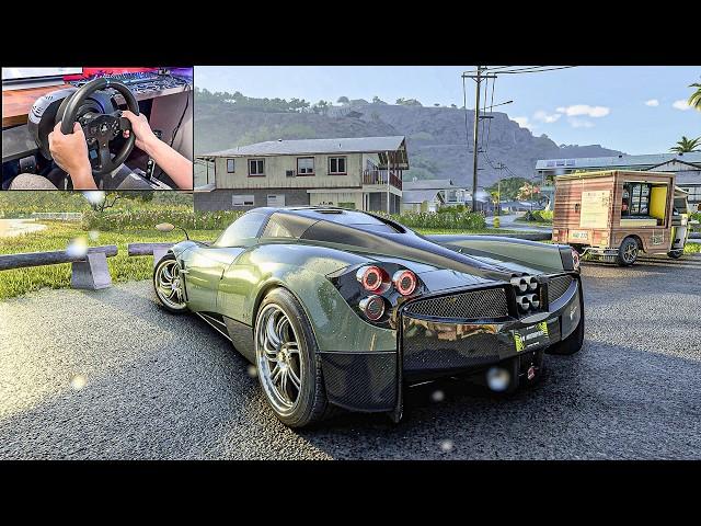 Pagani Huayra - The Crew Motorfest (Steering Wheel gameplay)