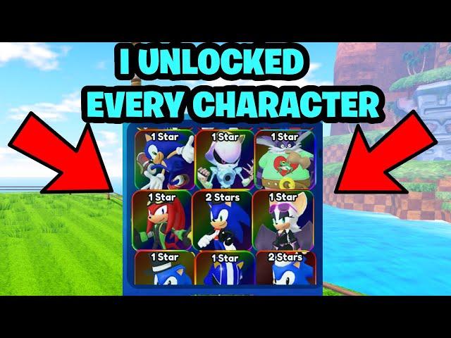 I Unlocked EVERY SKIN In Sonic Speed Simulator