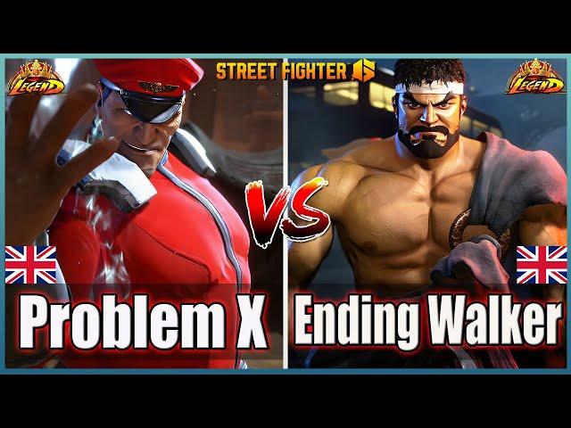 Street Fighter 6 Problem X (M Bison)  Vs  Ending Walker (RYU)Best Room MatchHigh Level Gameplay