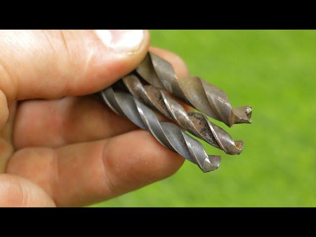 THE SHARPEST DRILL in 10 seconds! How to sharpen a drill bit quickly and correctly!