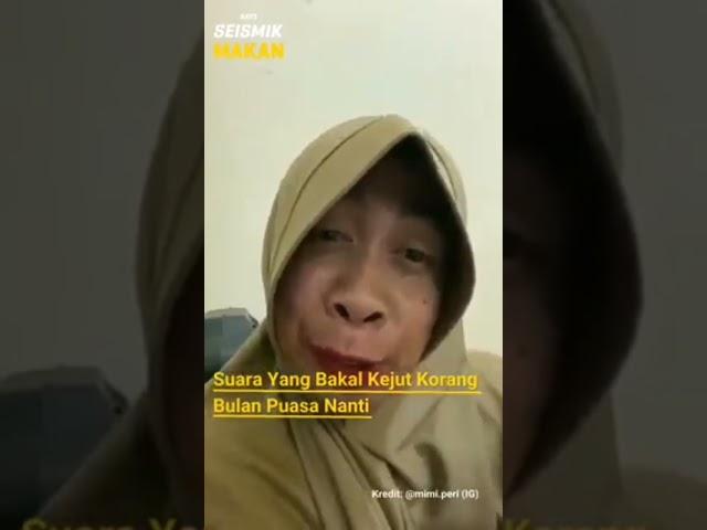 Mimi peri bangunin sahur