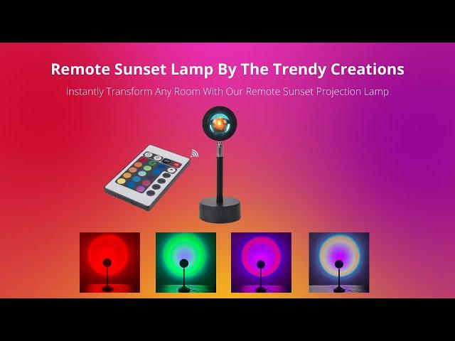 Sunset Projector Lamp Remote Version | The Trendy Creations