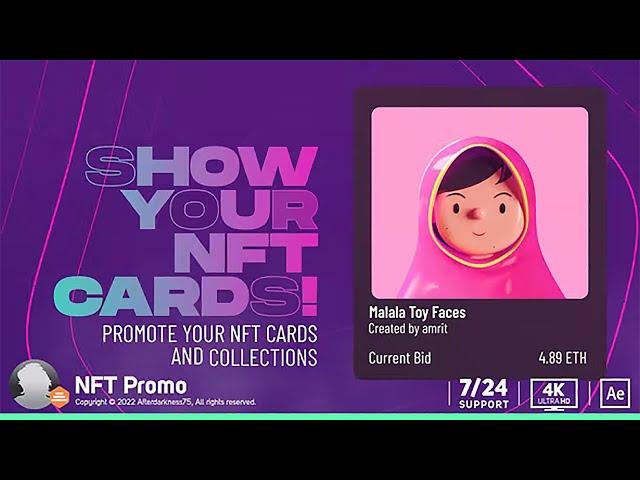 Nft Art Promo ( After Effects Template )  AE Templates #NFT